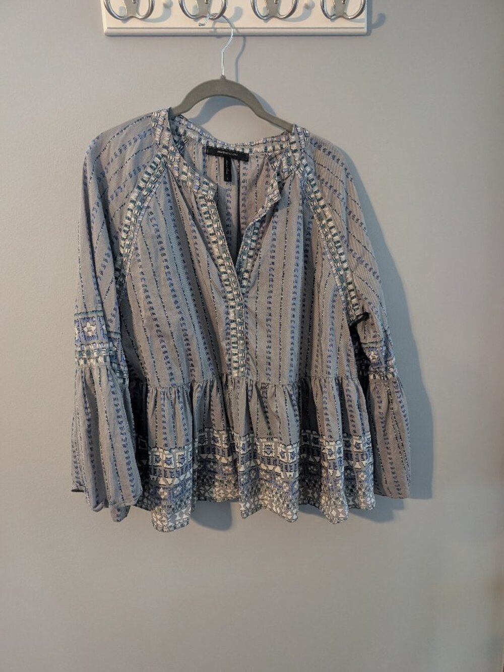 BCBGMaxAzria Peplum Top - Size L